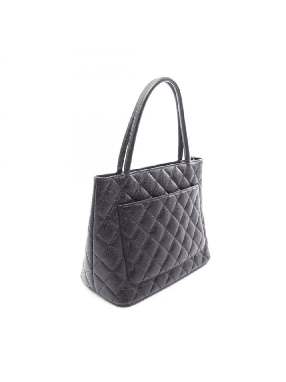 Chanel Tote Reissue Black Caviar Leather